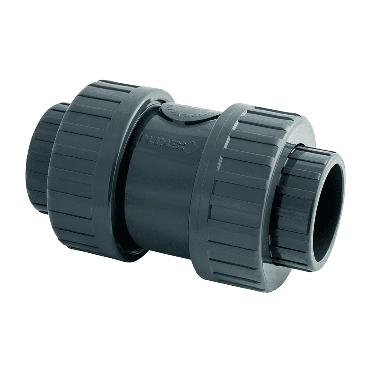 PVC Terugslagklep 50 mm – Veerbelast – PN10 | Voor Zwembadleidingen