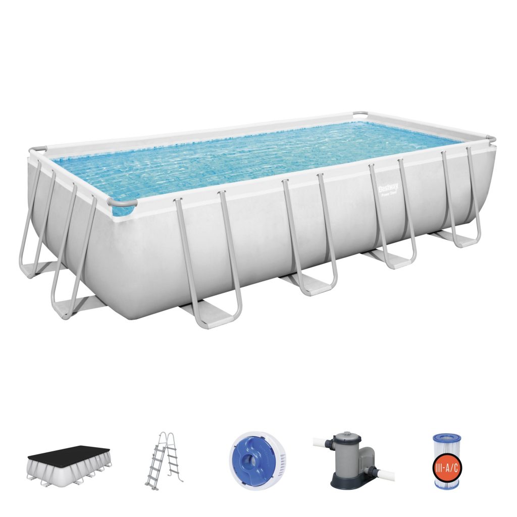 Zwembad steel pro max set rechthoek 549