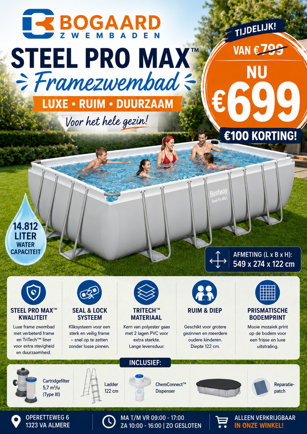Bestway Steel Pro MAX zwembad